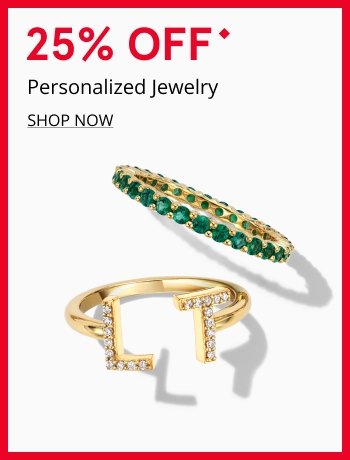 25% Off Personalized