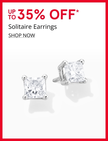 Up to 35% Off Solitaire Earrings