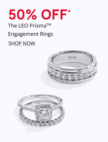 50% Off* LEO Prisma Engagement Rings