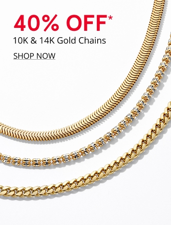 40%  Off* Gold Chains