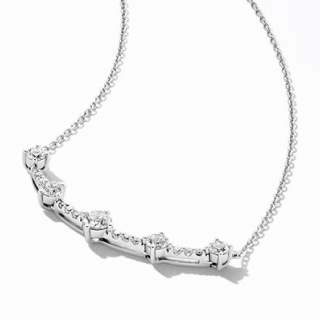 A diamond necklace.