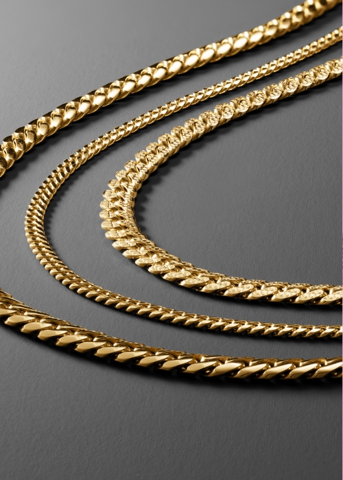 Several gold chains