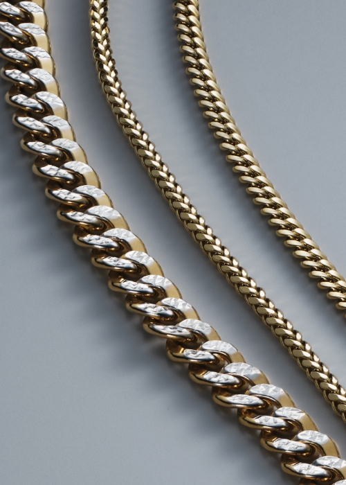 Three gold chains by KAY