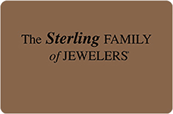 Sterling Family of Jewelers brown credit card