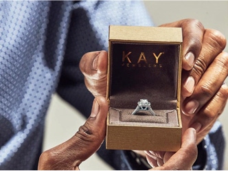 Diamond ring in a KAY box