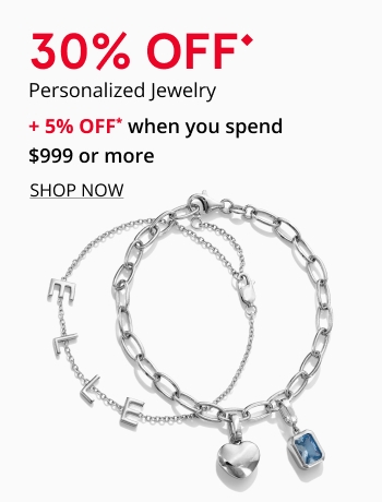 30% Off⬥ Personalized Jewelry