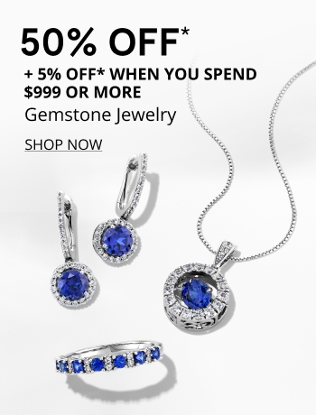 50% OFF* Gemstone Jewelry