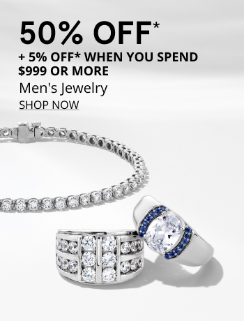 50% OFF* Men's Jewelry