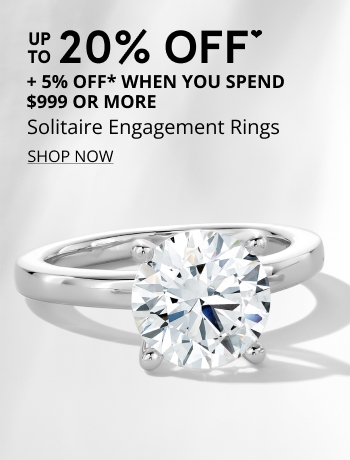 Up to 20% OFF❤ Select Solitaire Engagement Rings