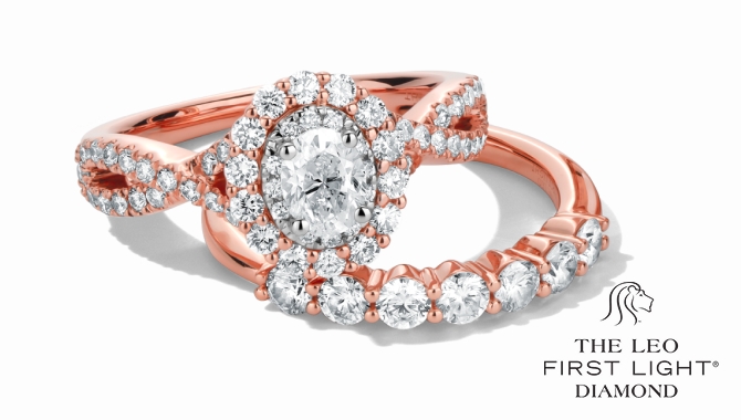 The LEO First Light Diamond engagement ring