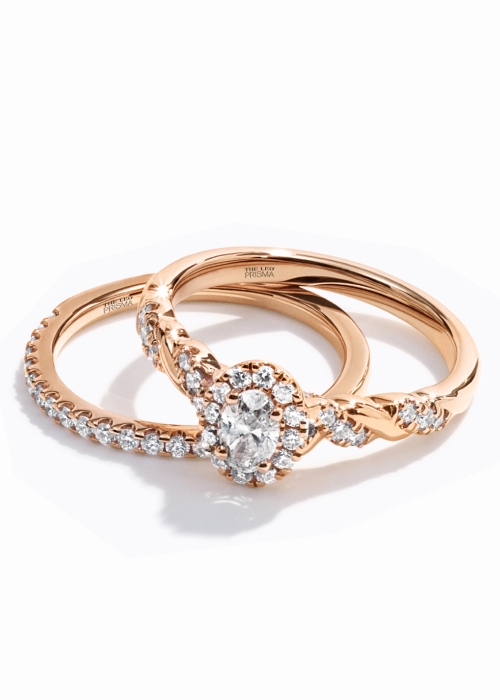 LEO wedding ring set