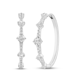 Milestone diamond earrings