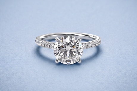 Create your own side stone engagement ring