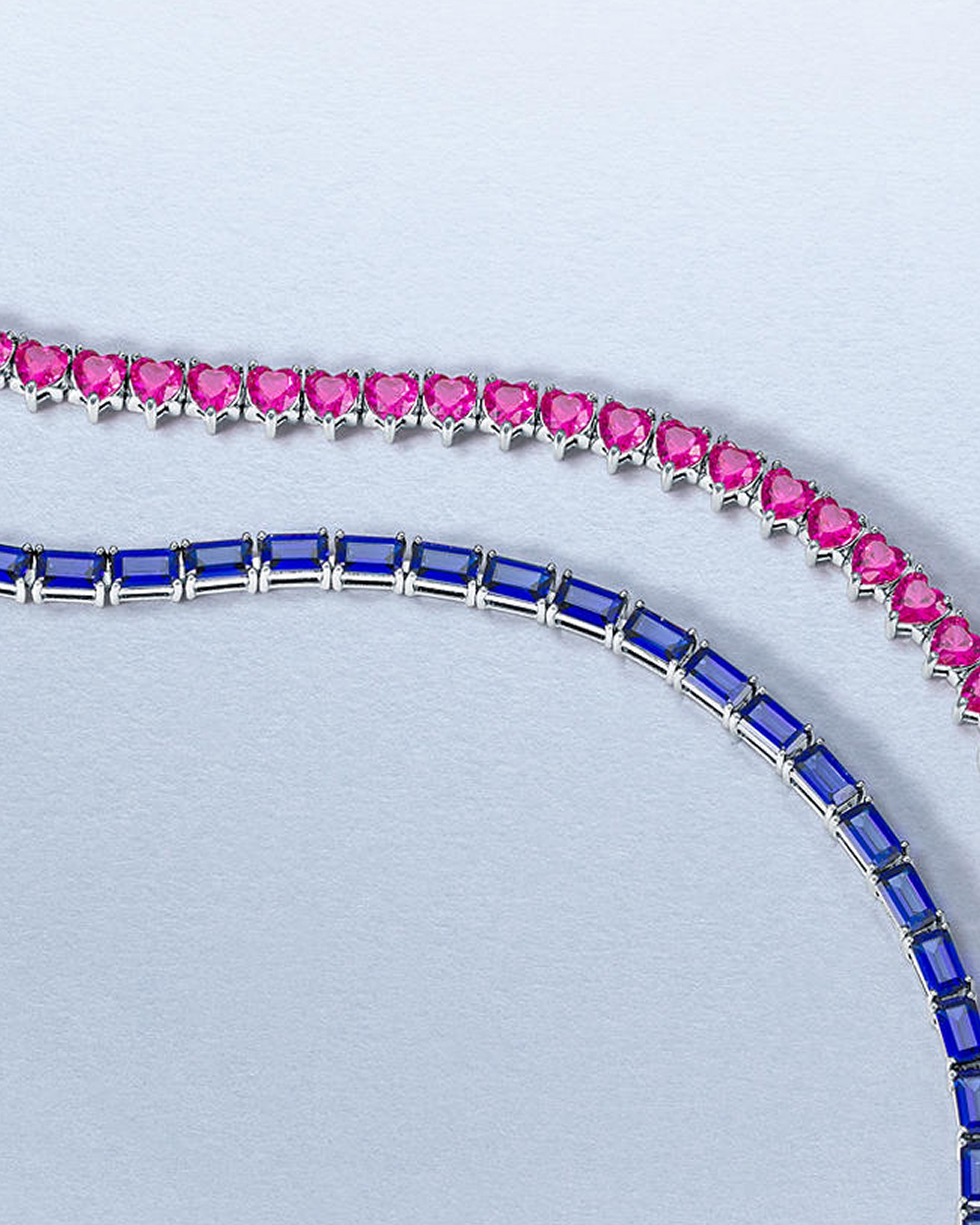Sapphire and ruby bracelets from KAY