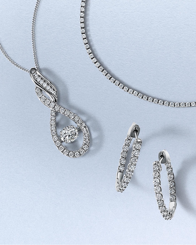 Various diamond jewelry from KAY