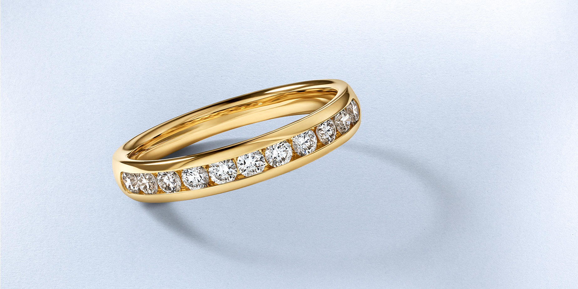 Gold and diamond wedding ring from KAY Jewelers