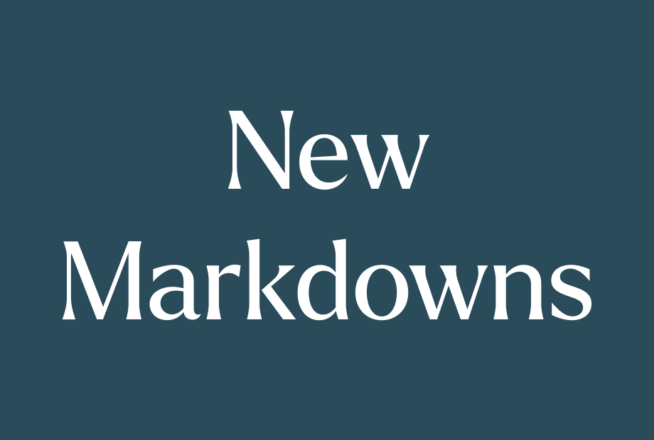 New Markdowns