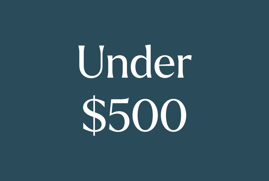 Under $500