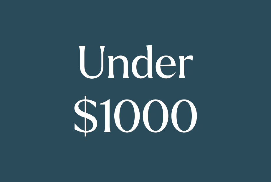 Under $1,000