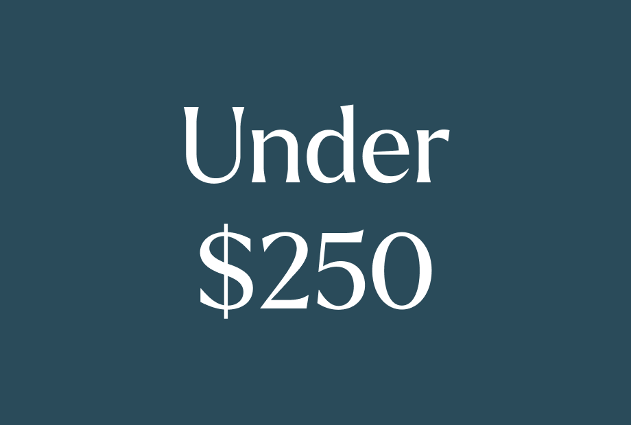 Under $250