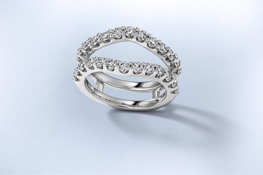 Diamond enhancer for engagement ring