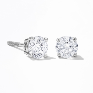 3/4 carat diamond earrings