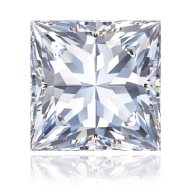 Loose princess cut diamond