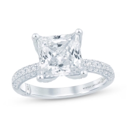 Monique Lhuillier diamond engagement ring