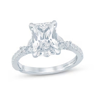 Monique Lhuillier radiant-cut engagement ring