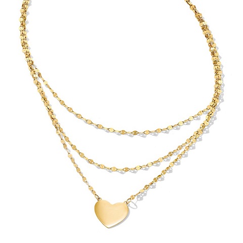 Gold layered necklace