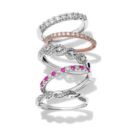 Variety of stackable rings 