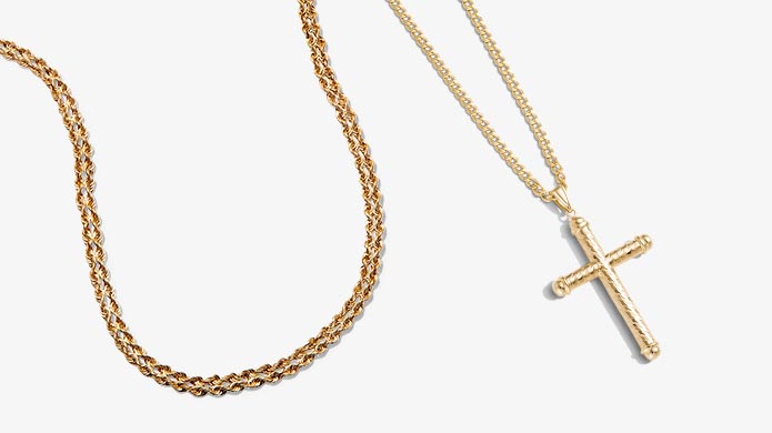 Kay jewelers rose on sale gold chain