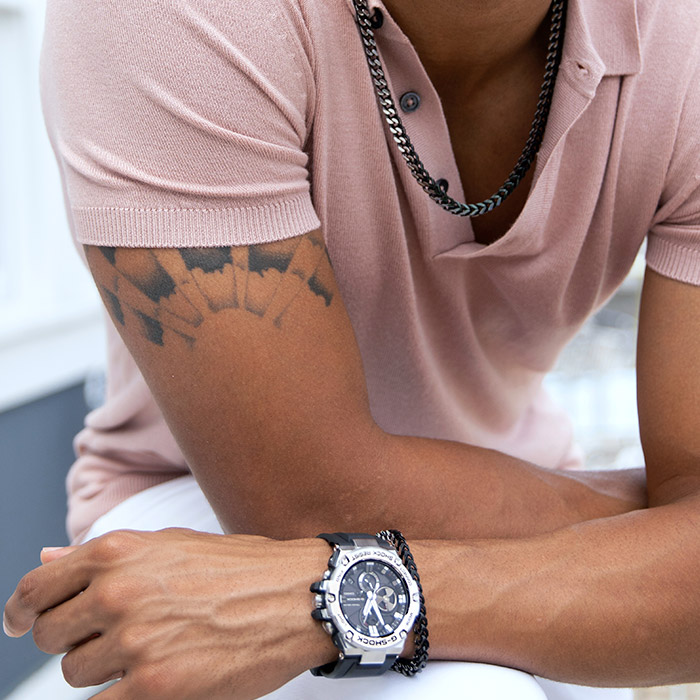 Man wearing a G-Shock watch from KAY