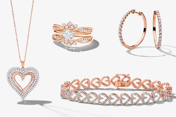 Rose gold jewelry