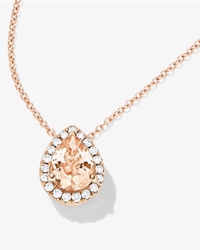 Image of morganite necklace