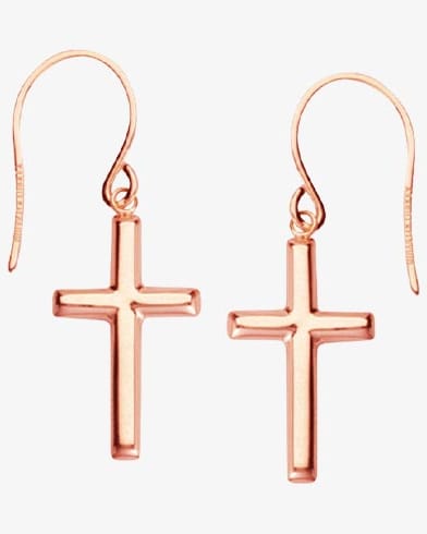 Rose gold earrings