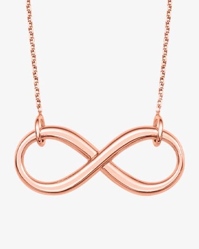 Rose gold necklace