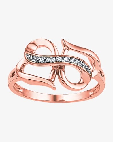 Rose gold ring