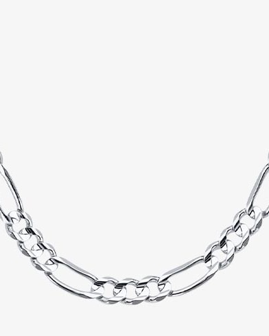 White gold necklace