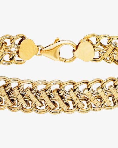 Yellow gold bracelets