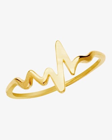 Yellow gold ring