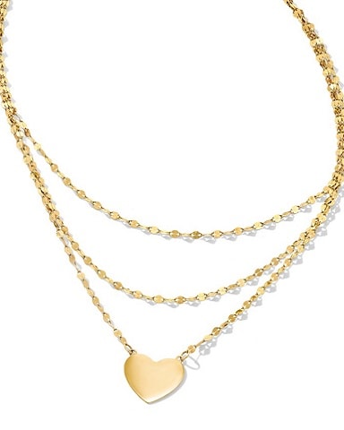 Gold layered necklace