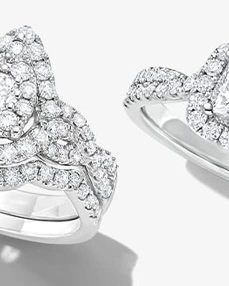 Image of two diamond rings