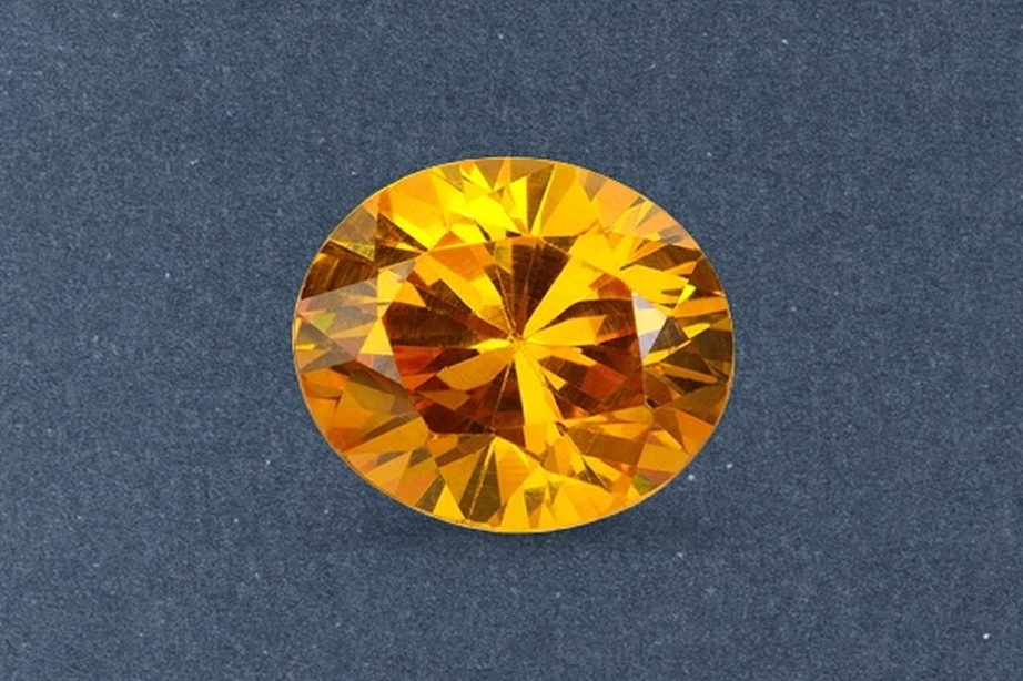 citrine image on blue background