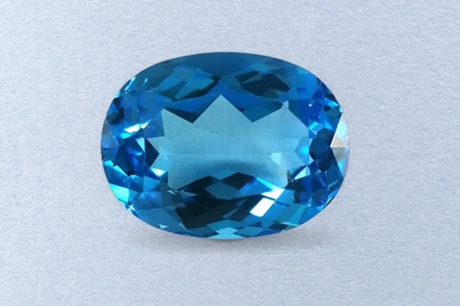 blue topaz image on blue background