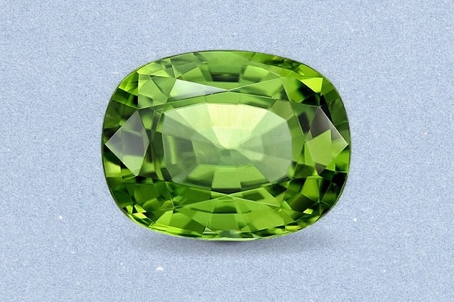 peridot image on blue background