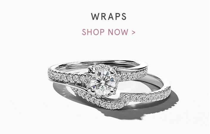 Shop engagement ring wraps that contour beautifully to your engagement ring