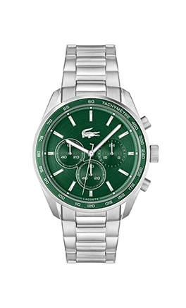 Image of green Lacoste Boston Chronograph watch