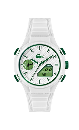 Image of white Lacoste LC33 watch