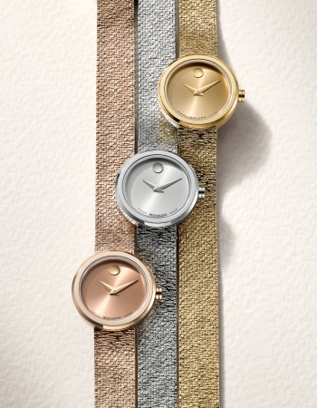 Three Movado Museum Classic watches